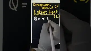 trick to find dimensional formulas of latent heat ❤️🇮🇳 #physicsformulas #units #dimensions 🤞🏻