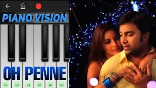 #OhPenne Vanakkam Chennai - Oh Penne piano cover tutorial | Shiva, Priya Anand | Anirudh Ravichander