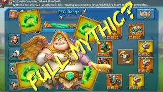 Lords Mobile - Almost 100% Full Mythic - Won Tycoon Jackpot and have New Pact 5