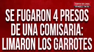 Se fugaron 4 presos de una comisar&iacute;a: limaron los barrotes
