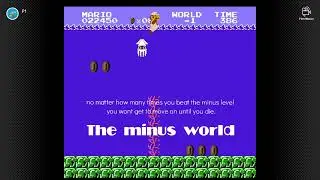 The minus world! mario 1-2 #mario #nintendo #fun #hack