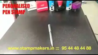 Personalized Pen Stamp / Pen Seal / Stamp Pen / Stamp Seal