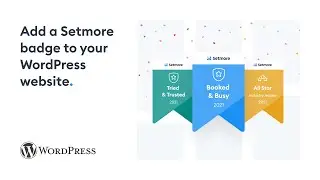 How to add a badge to your WordPress website | Setmore