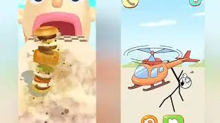 Help Me: Tricky Puzzle Sandwich Runner Draw Funny Story Stickman Thief Gameplay (android,ios)
