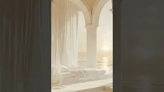 Serenity Suite | AI Dream Bedroom by the Sea 🌙