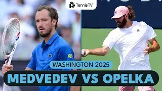 Daniil Medvedev vs Reilly Opelka Entertaining Match Highlights | Washington 2025