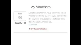 How to use jio vouchers R.S 400 (live prove)