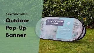 Outdoor Pop-Up Banner