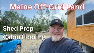 Shed preparation, and cabin flooring.