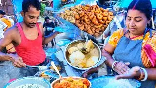 ||Early Morning Breakfast in Baripada||Indian Breakfast ||#indianstreetfood #hardworking