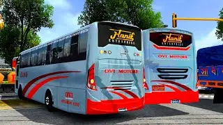Live 🛑 Bus simulator Indonesia With Ets2 BD traffic obb map // BDCD gaming