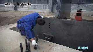 Large bending machine installation tutorial, teach you how to assemble a huge press brake machine