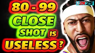 Смотрите, если у вас рейтинг CLOSE SHOT в NBA 2K25
