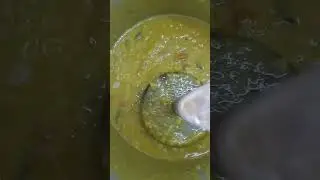 Hari mirchi dal recipe