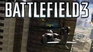 Battlefield 3 Funny Kills & Stuff - Helicopter Extraction, Surprise Jet, Party Boat, Ragdoll Splat!