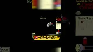 Colonel Kerfuffle in Castle Calamity - Game of the Day!  #gaming #flashgames