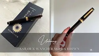 New Pen Day | Sailor X Wancher Mocha Brown