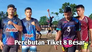 Voli Plastik perebutan tiket 8 besar | Edan..qiucker Yopi dan ferdinus diluar nalar permainannya
