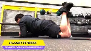 Planet Fitness Dumbbell Hamstring Exercises (2 BEGINNER-FRIENDLY MOVES!)