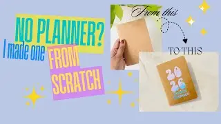 Turning a Blank Notebook into a Pocket Planner (So Satisfying!)!!!