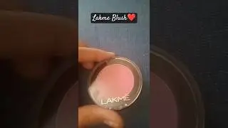 #honestreview of #Lakme #blush .. Colour - Flushed Pink... To be honest... it's very 👍🏻 Go for it