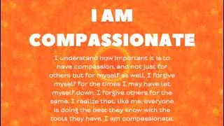 I AM COMPASSIONATE. Black Women Affirmations. Become #freeasf