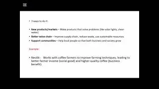 Porter and kramer's creating shared value (CSV) Approach theory of CSR 