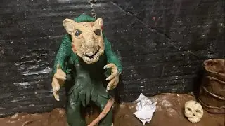 Spirit Halloween 2025 out of clay  - Mutant Sewer Rat 