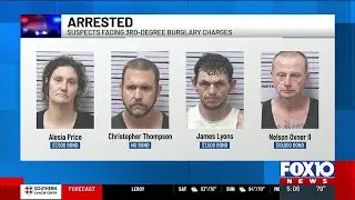 MPD: 4 arrested for burglary