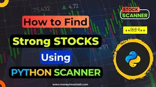 How to USE Average Volume Filter to Find Liquid Stocks using Python Scanner #moneyinvesttalk