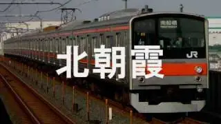 【駅名記憶】初音ミクがちびまる子ちゃんのOPで武蔵野線の駅名を歌います。