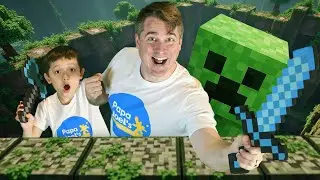 Minecraft in Real Life Maze Challenge