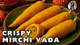 Rajasthan Famous Mirchi Vada | Street Style Snack | Crispy Stuffed Mirchi Vada | Halwai Style Recipe