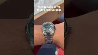 Omega Aqua Terra 150m Small Seconds 22010382010001 #omega #watch #shorts #green #horology