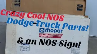 New Inventory! NOS MOPAR! Crazy hard to find Dodge Pickup Truck Parts & even a New, Never Hung Sign!