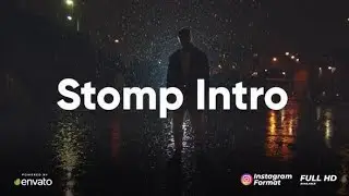 VIDEOHIVE CLEAN STOMP YOUTUBE OPENER | AFTER EFFECTS TEMPLATE |  FREE DOWNLOAD LINK IN DESCRIPTION