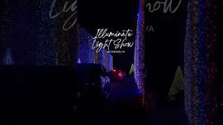 Illuminate Light Show in Doswell VA 🎄 #rva #richmondva #jamiabrooks #lightshow #illuminate #doswell