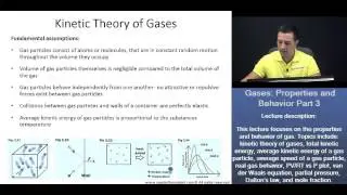 OAT:  Kinetic Theory of Gases, Kinetic Molecular Theory Explained