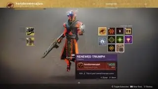 Destiny 2-405 Solstice of Heroes Gear on Warlock