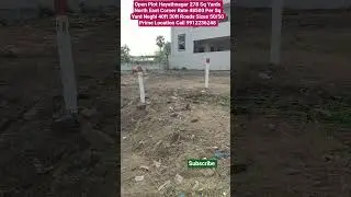 Open Plot Hayathnagar 278 Sq Yards North East Corner Rate 48500 Per SY 40ft,30ft Rd Call 9912236248