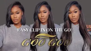 GOO GOO CLIP IN REVIEW | CLIP IN ON THE GO | GOO GOO EXTENSION