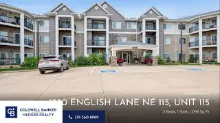 1230 ENGLISH LANE NE 115, UNIT 115, CEDAR RAPIDS, IA | MLS - 2406537- Coldwell Banker Hedges Realty