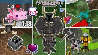 😱TOP 10 MODS/ADDONS SURVIVAL para MINECRAFT PE 1.18😱