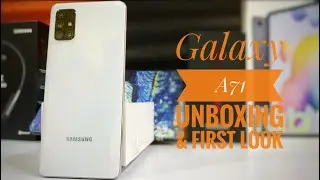 Samsung Galaxy A71 | Unboxing & First Look | The best non-Chinese Mid Ranger?| Hindi |