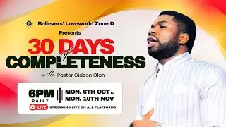 LIVE: SUNDAY SERVICE || 30 DAYS OF COMPLETION WITH PASTOR GIDEON || DAY 21 || SECOND SERVICE