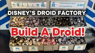 STAR WARS Droid Factory Build A Droid At Disneyland Paris | They're Up For Sale If You Want Them!