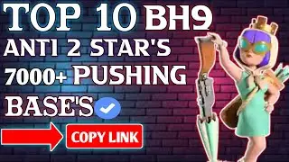THE ULTIMATE BH9 TROPHY (deFense) Base 2022 Builder Hall 9 Trophy Base Design with Copy Link- COC