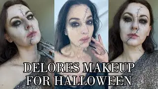 HALLOWEEN MAKEUP | MONICA BELLUCCI  #monicabellucci #delores #beetlejuice #halloweenmakeup 