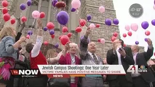 Balloons released for JCC shooting victims