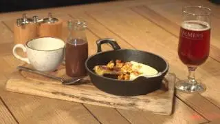 Popcorn Parfait & Dark Ale at the Anchor Inn, Seatown